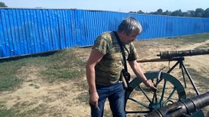 Выстрел из пушки 18 столетия