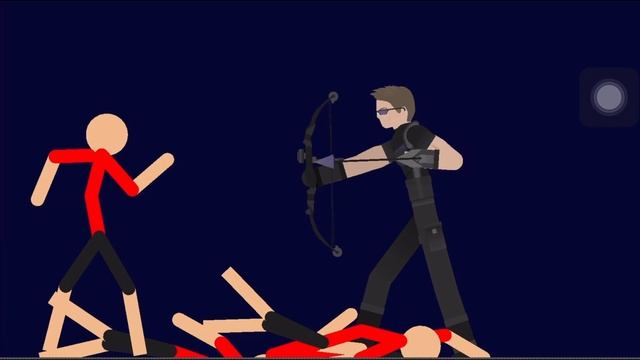 Hawkeye animation in Stick nodes. | Royal Jaguar action. смотреть онлайн