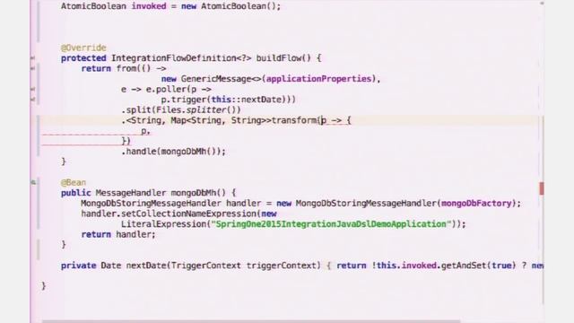 Spring Integration Java DSL смотреть онлайн