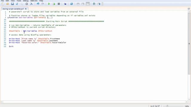 Using PowerShell to Store and Load Variables in a File смотреть онлайн
