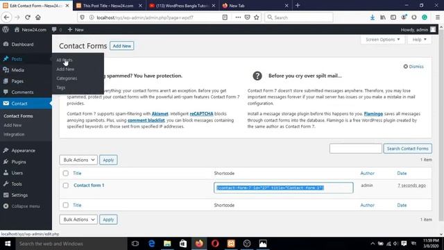 ◉WordPress Dashboard Tutorial (How to Make post on WordPress)◉ WordPress Bangla Tutorial [Part#6] смотреть онлайн
