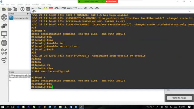 Configuration of Parser-View on Cisco Router by AK NetTech смотреть онлайн