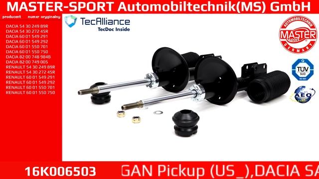 16K006503 | SHOCK ABSORBER KIT | Master-Sport-Automobiltechnik (MS) GmbH смотреть онлайн