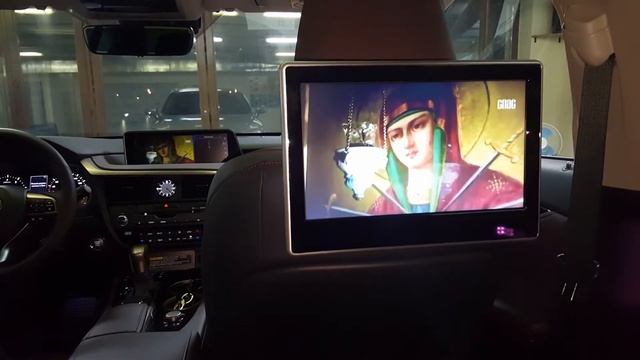 Lexus RX 2017 управление штатной магнитолой с задних сидений смотреть онлайн