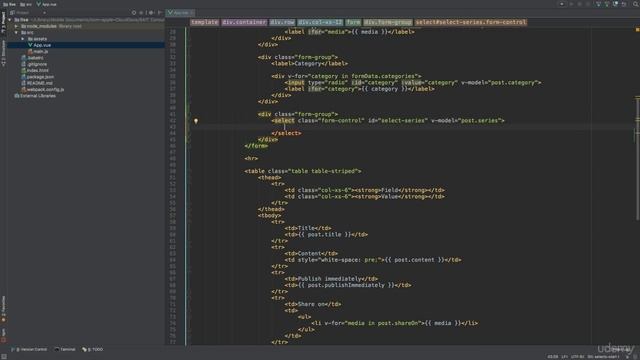 Vue.js 119 Selects dropdowns смотреть онлайн