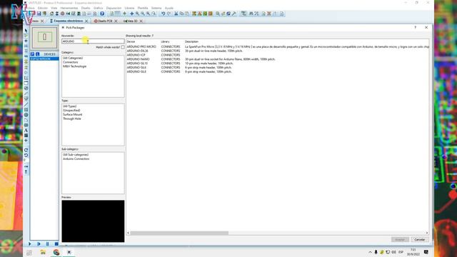 Creación del esquemático del ESP32 en Proteus: Diseña y simula proyectos con precisión