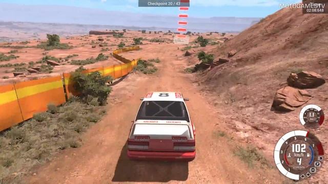 BeamNG.drive 0.6.1 - Downhill Rally Scenario Gameplay смотреть онлайн