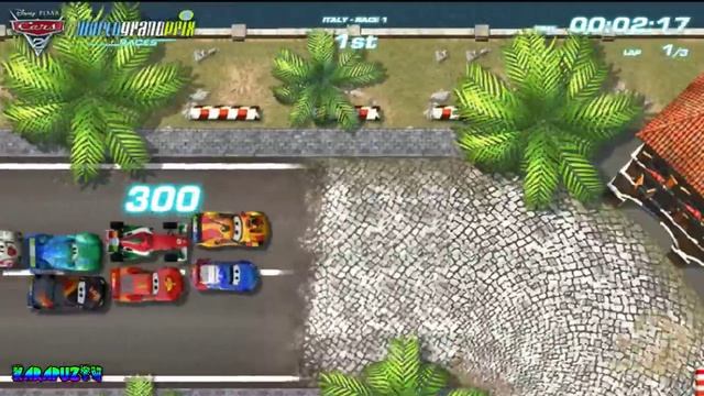 Тачки 2 Мировое гранпри гонки