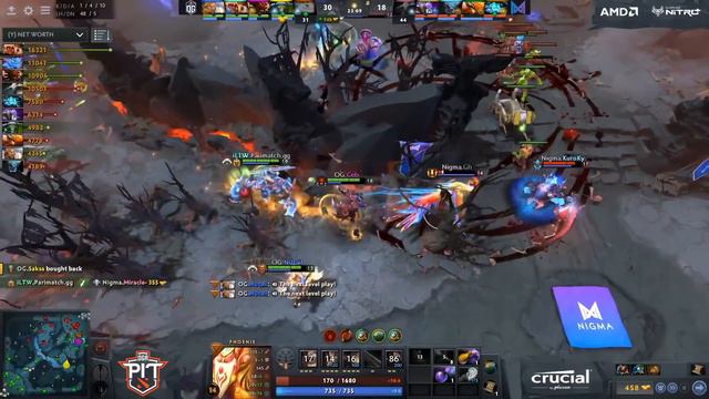 NIGMA vs OG - BEST OF THE BEST !! EPIC Series OGA DOTA PIT S4 DOTA 2 смотреть онлайн