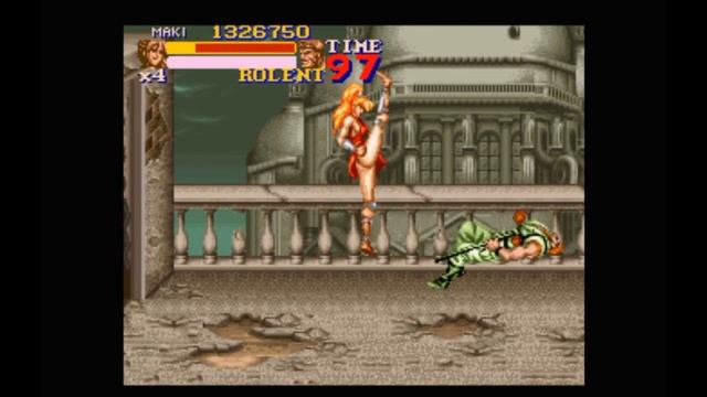 Super Nintendo (Snes) 16-bit Final Fight 2 Мультик-Заставка, Битва с Боссами