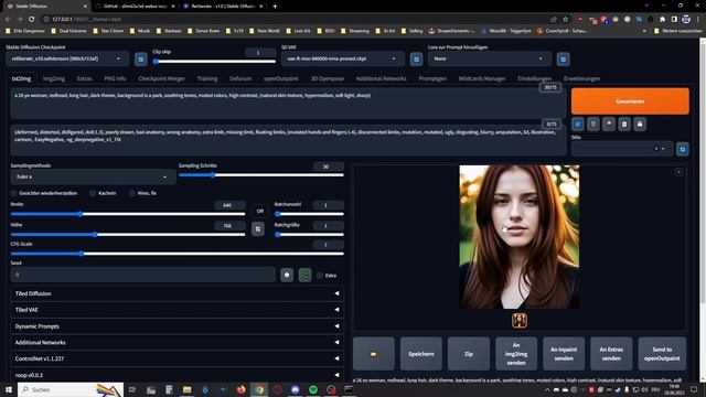 Gesichter tauschen mit nur einem Foto durch ROOP in Stable Diffusion für A1111 смотреть онлайн