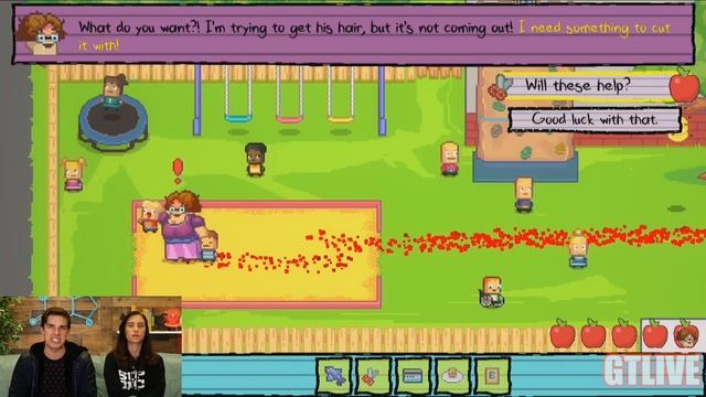 Let's Players Reaction To Nugget Getting A Very Special Haircut | Kindergarten 2 смотреть онлайн