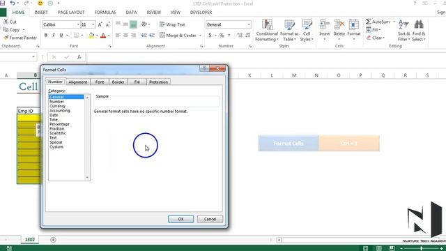 8 How to protect a cell in Excel worksheet смотреть онлайн
