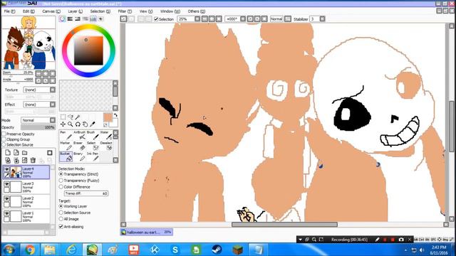 Halloween Hack / Undertale Crossover | InkMango's Speedpaints смотреть онлайн