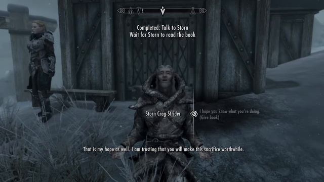 Skyrim: Storn gives up the secrets of the Skaal to Hermaeus Mora смотреть онлайн