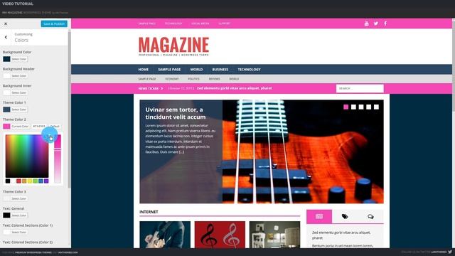 Video Tutorial: MH Magazine WordPress Theme v3.0.0 смотреть онлайн