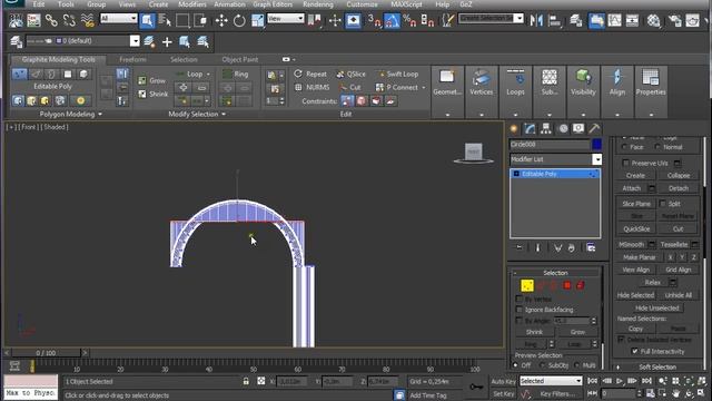 Tutorial: Modeling an 3D arch with column in Autodesk 3Ds Max смотреть онлайн