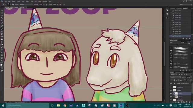 Undertale Birthday Gift - SpeedPaint смотреть онлайн