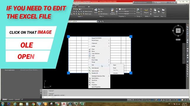 AUTOCAD How To Link Excel File to Auto cad File смотреть онлайн