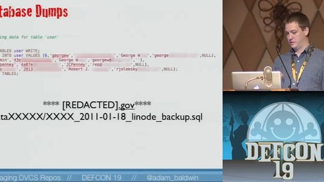 DEFCON 19: Pillaging DVCS Repos смотреть онлайн