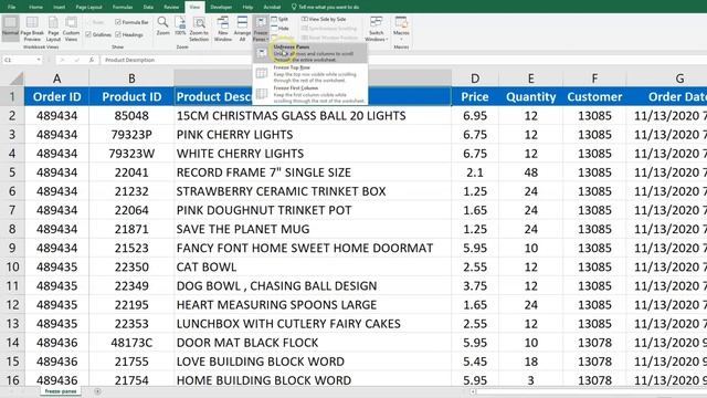 How to Freeze Panes in Microsoft Excel (Rows & Columns) смотреть онлайн
