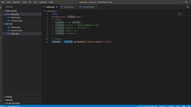 CRUD MySQL con POO en PHP смотреть онлайн