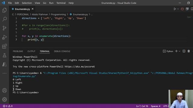 Enumerate - Intermediate Python Programming Part - 6 смотреть онлайн