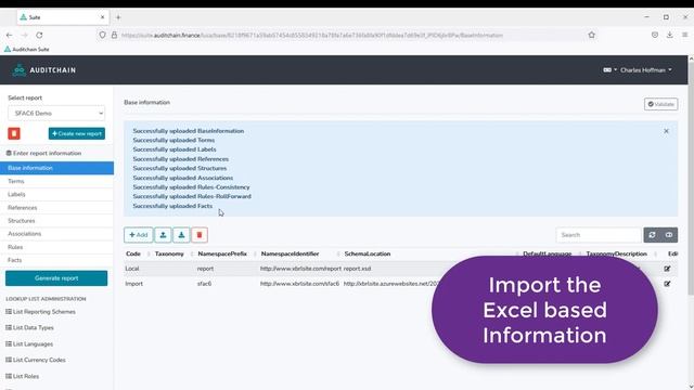 Import Excel, Convert to XBRL, Verify Quality of Information, Make Information Available Online смотреть онлайн
