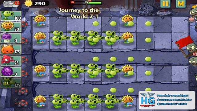Plants vs Zombies Strategy Journey To The West 2-1 смотреть онлайн