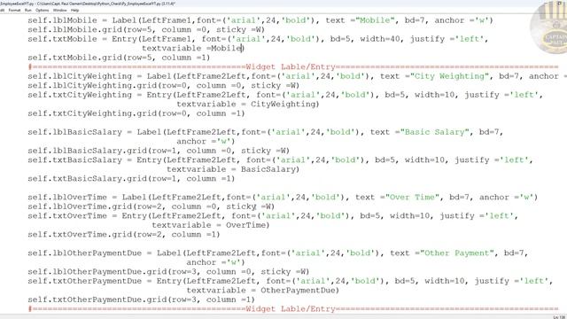 How to Create an Employment Data Management System with Excel as BackEnd in Python - Full Tutorial смотреть онлайн