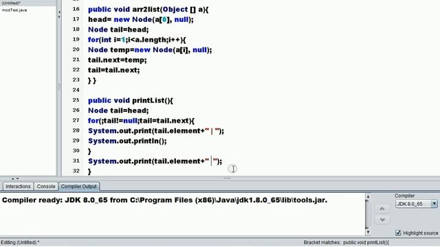 Linked List - 1 (Concept, Print, Reverse, Count) in Java смотреть онлайн