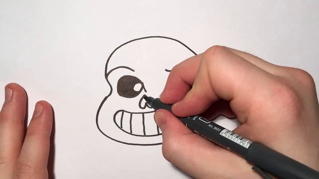 How to Turn Word Sans into a Sans character from Undertale. Art on Paper for Beginners смотреть онлайн