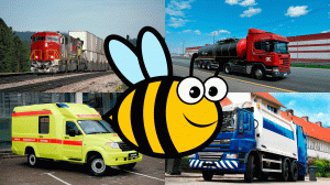 Какой бывает транспорт? Обучающее видео для детей#3