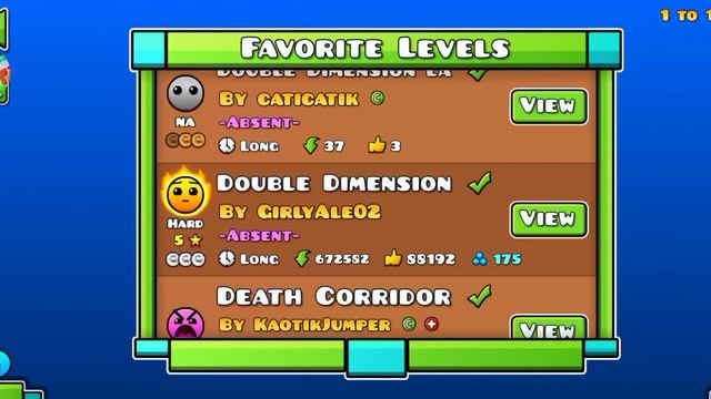 Double dimension Geometry dash прохождение уровня 100% 3 монеты смотреть онлайн