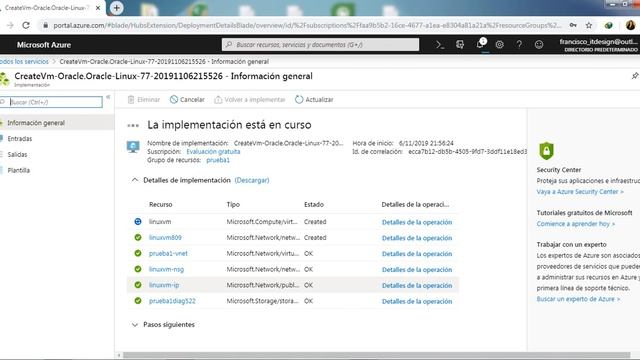 Microsoft Azure Crear VM Oracle Linux Server 7 7 смотреть онлайн