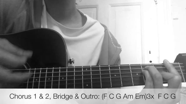 One Direction - A.M. // very easy guitar chords смотреть онлайн