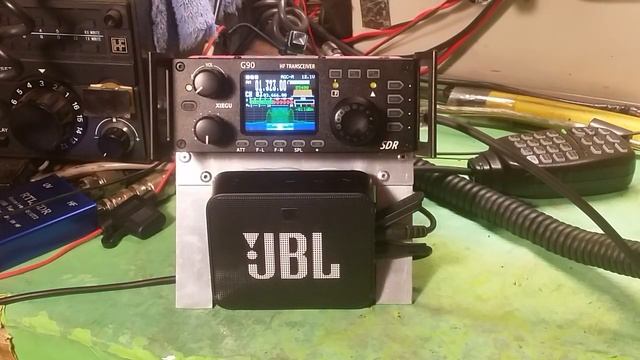 Xiegu G90 with JBL Go 2 demonstration смотреть онлайн