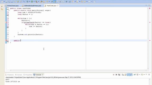 Project Euler #3 Java смотреть онлайн