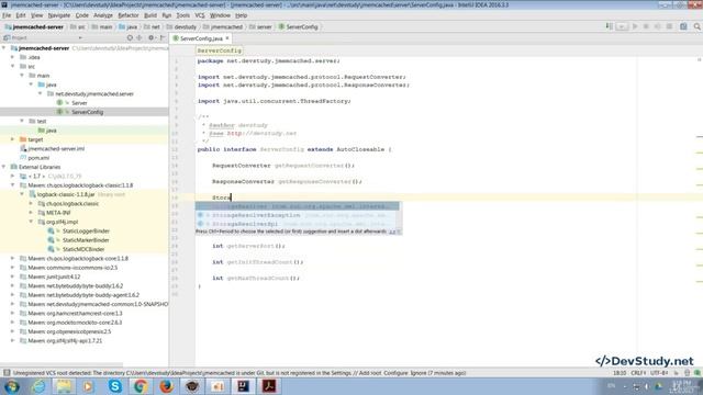 Tutorial10 jmemcached server module, main interfaces смотреть онлайн