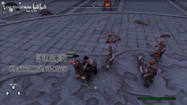 Skyrim - Wingchun 1 vs 10 Test смотреть онлайн