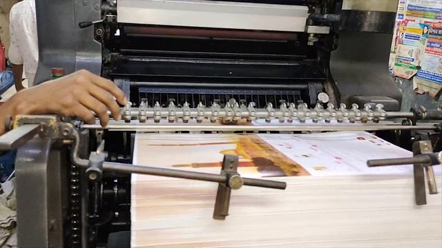 New Year 2022 Calendar Printing with Heidelberg MO E Offset Printing Machine смотреть онлайн