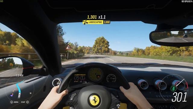 Forza Horizon 4 - 2015 Ferrari F12TDF - Car Show Speed Jump Crash Test . 1440p 60fps. смотреть онлайн