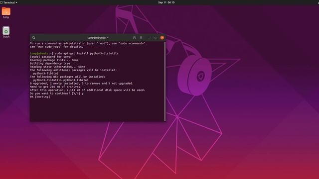 ModuleNotFoundError: No module named 'distutils.core' смотреть онлайн
