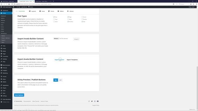 How To Import And Export Avada Builder Library Content смотреть онлайн