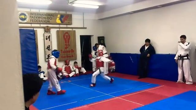 Тхэквондо iTF матчевая встреча в клубе Чой Хонг Хи смотреть онлайн