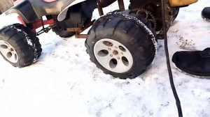 «ЗАПУСК КВАДРОЦИКЛА»... КВАДРОЦИКЛ ИЗ ТРИММЕРА...