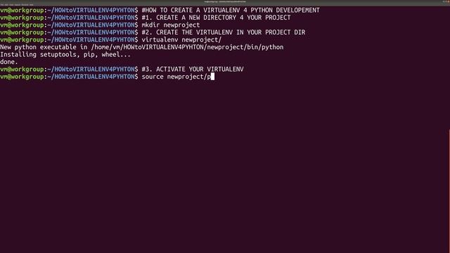 FAST Python activate and deactivate virtualenv [4K] смотреть онлайн