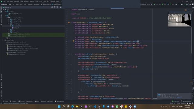 Intro To Android Development Lecture 6: Networking & Data + Persistent Storage смотреть онлайн