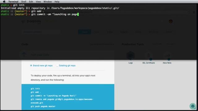 Using Git to Deploy Code to a New App - Pagoda Box смотреть онлайн