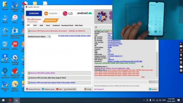 SamFw Tool 4.9 - 2024 Latest Version /Samsung FRP Bypass All Version Support /Free And Paid 2024